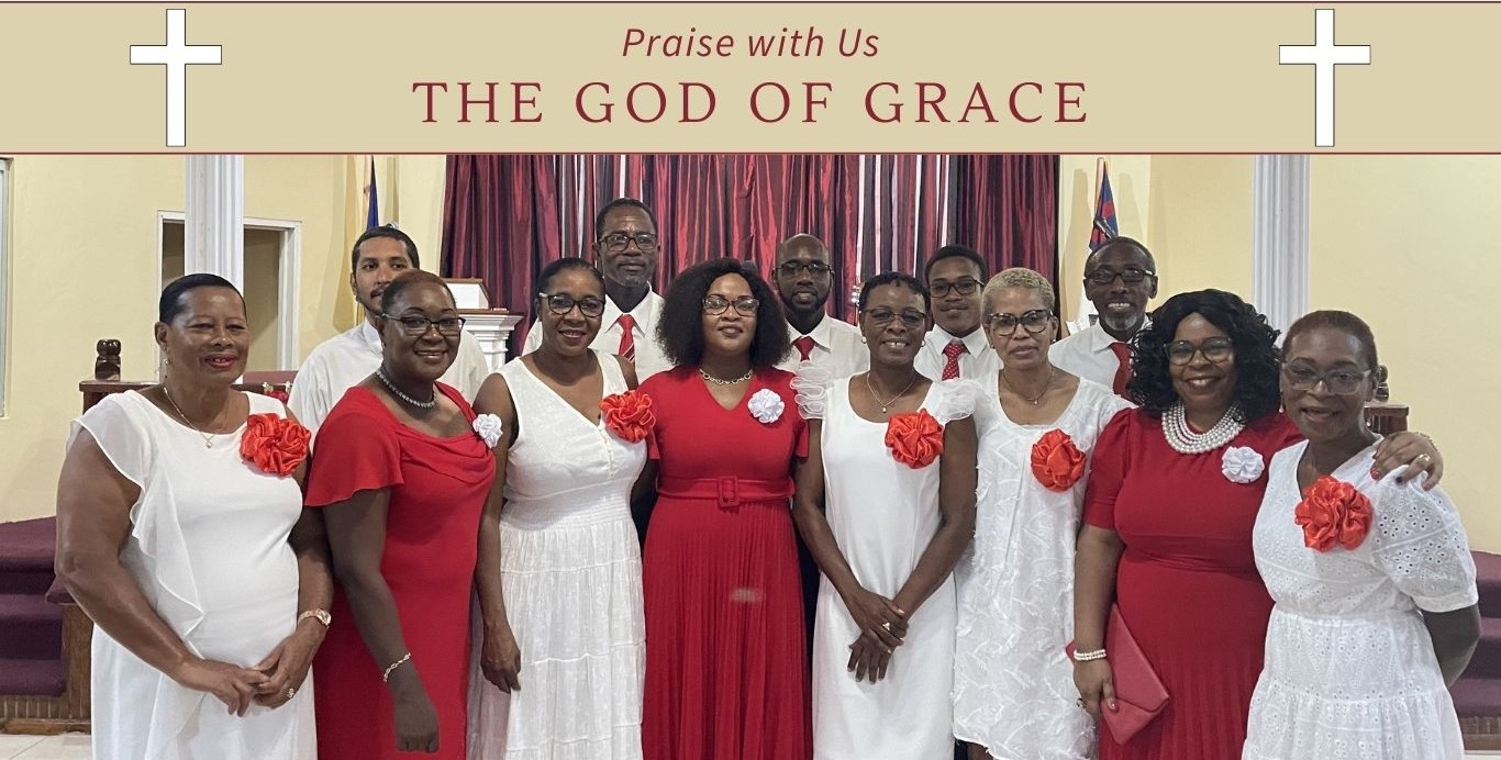 Praise with Us the God of Grace